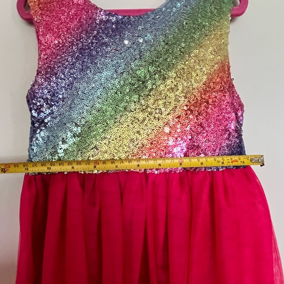 Girls rainbow dress - Picture 4 of 5